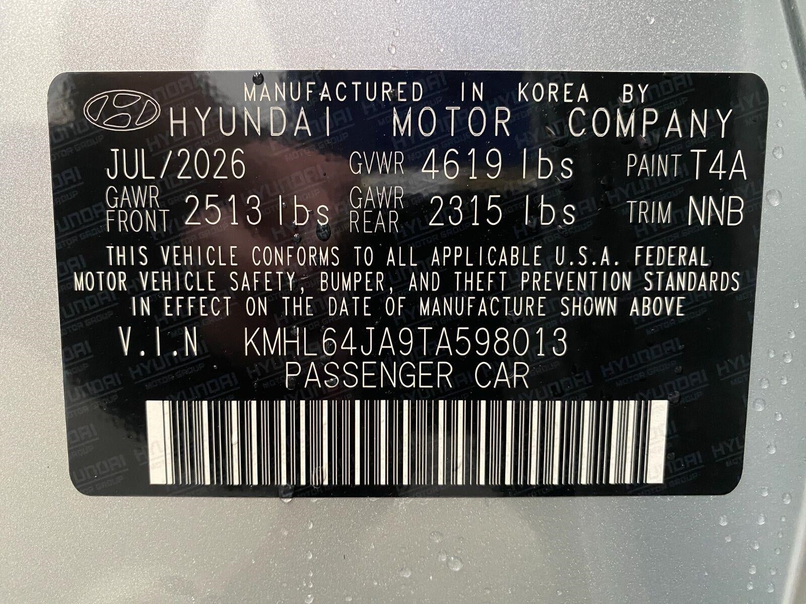 2026 Hyundai SONATA SEL Sport