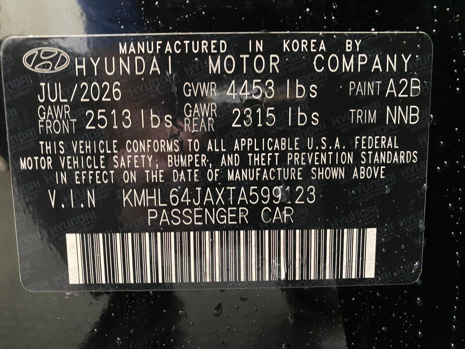 2026 Hyundai SONATA SEL Sport