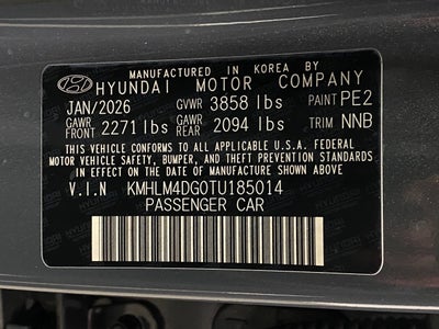 2026 Hyundai ELANTRA SEL Sport