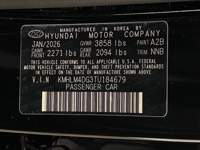 2026 Hyundai ELANTRA SEL Sport