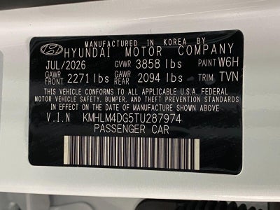 2026 Hyundai ELANTRA SEL Sport Plus