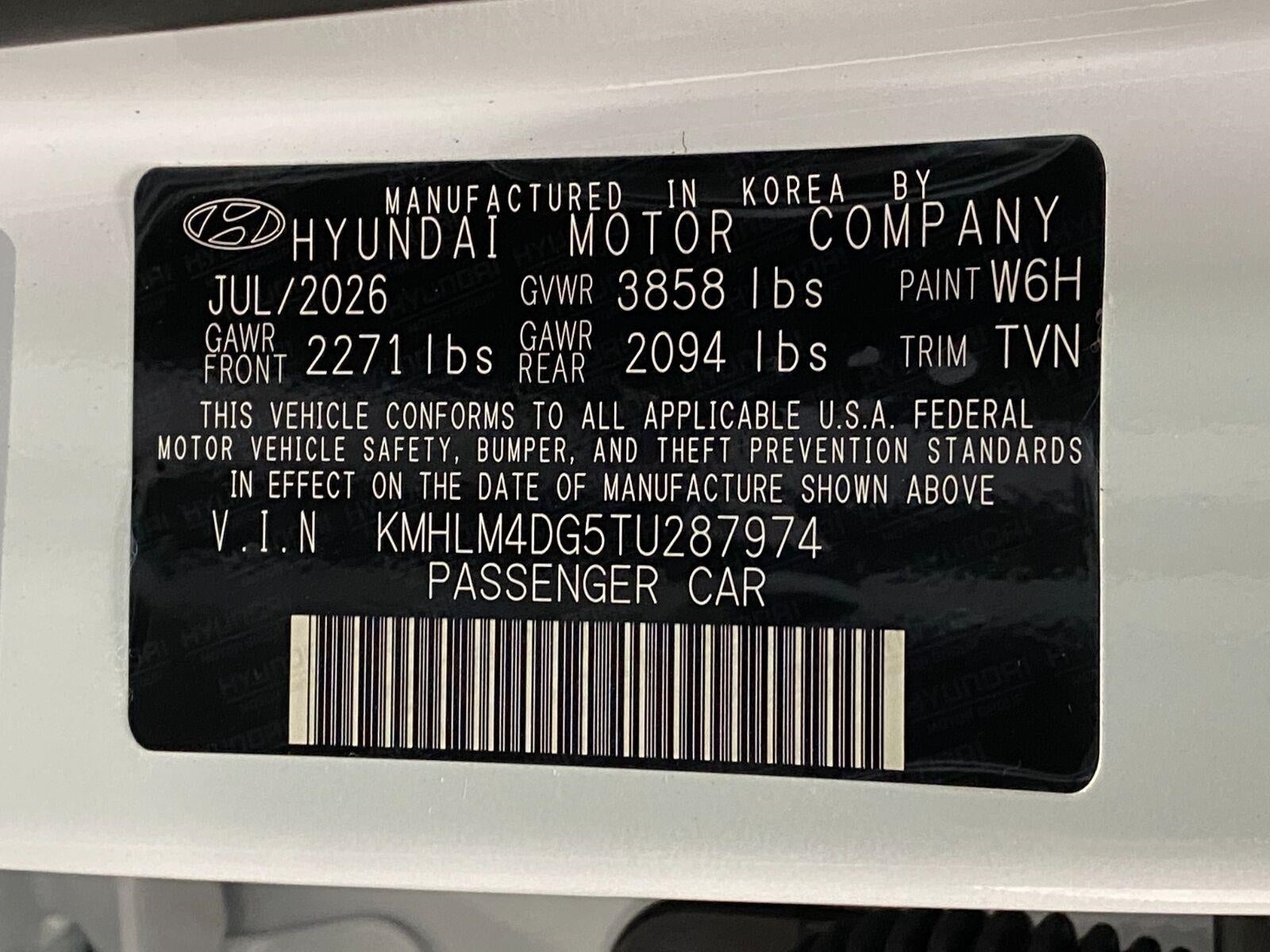 2026 Hyundai ELANTRA SEL Sport Plus
