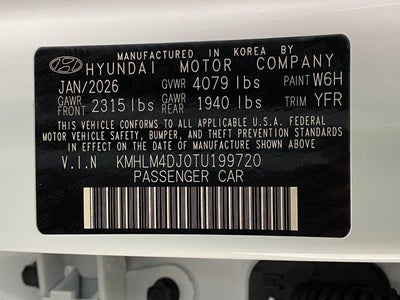 2026 Hyundai ELANTRA HYBRID SEL Sport