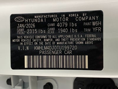 2026 Hyundai ELANTRA HYBRID SEL Sport