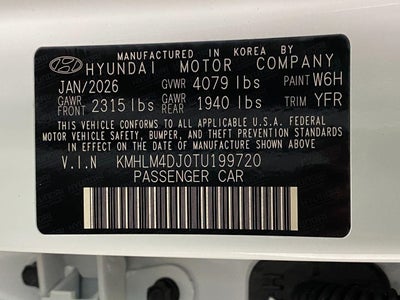 2026 Hyundai ELANTRA HYBRID SEL Sport