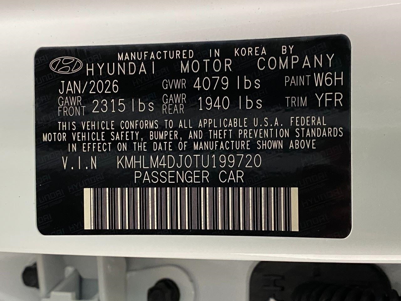 2026 Hyundai ELANTRA HYBRID SEL Sport