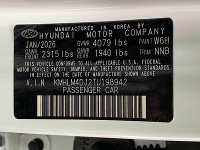 2026 Hyundai ELANTRA HYBRID Blue