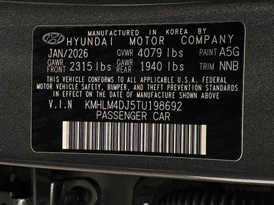 2026 Hyundai ELANTRA HYBRID SEL Sport