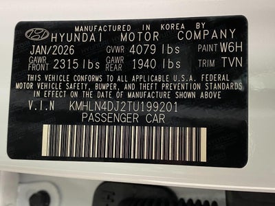 2026 Hyundai ELANTRA HYBRID Limited