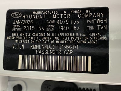 2026 Hyundai ELANTRA HYBRID Limited