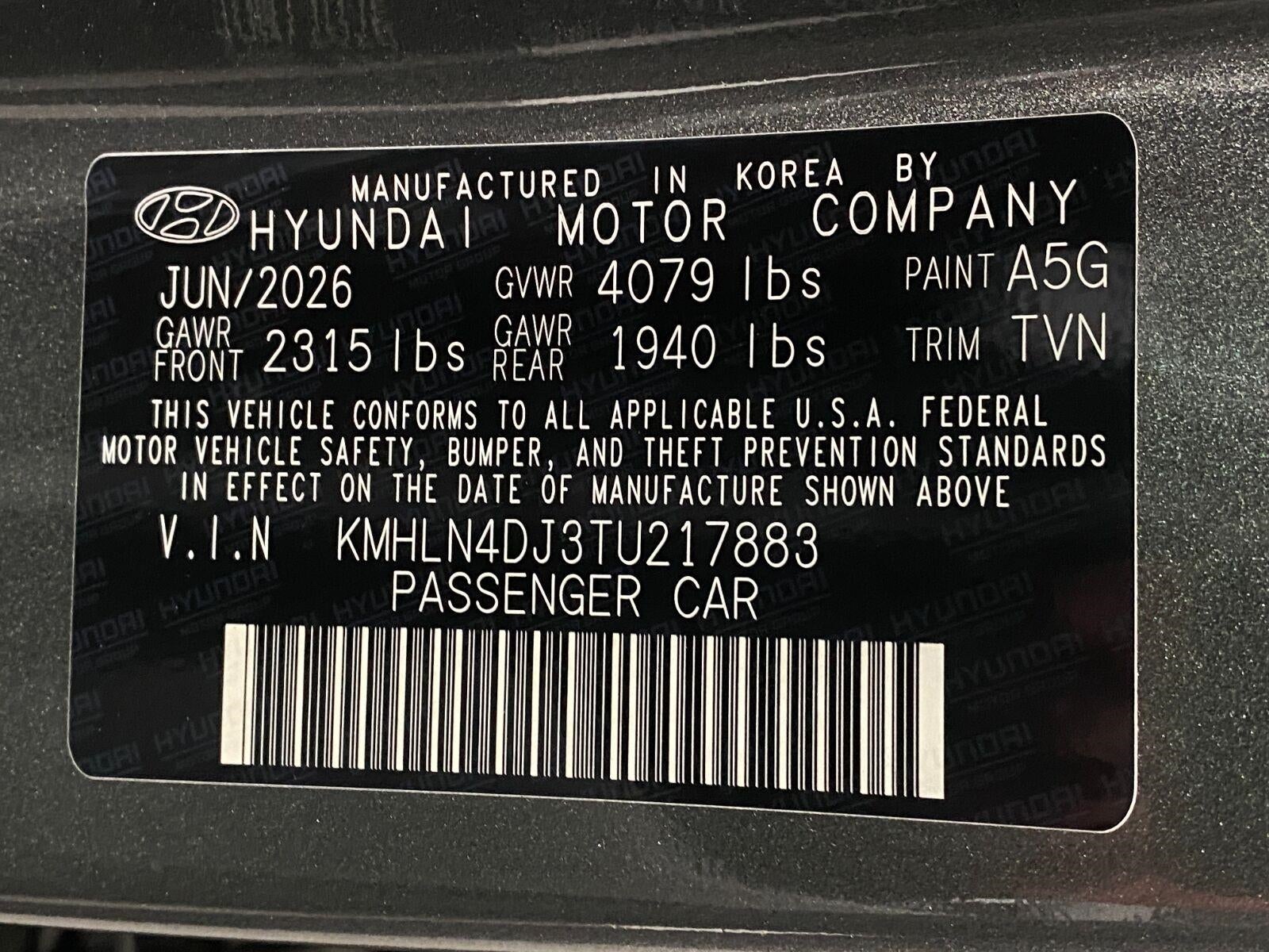 2026 Hyundai ELANTRA HYBRID Limited