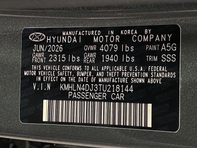 2026 Hyundai ELANTRA HYBRID Limited