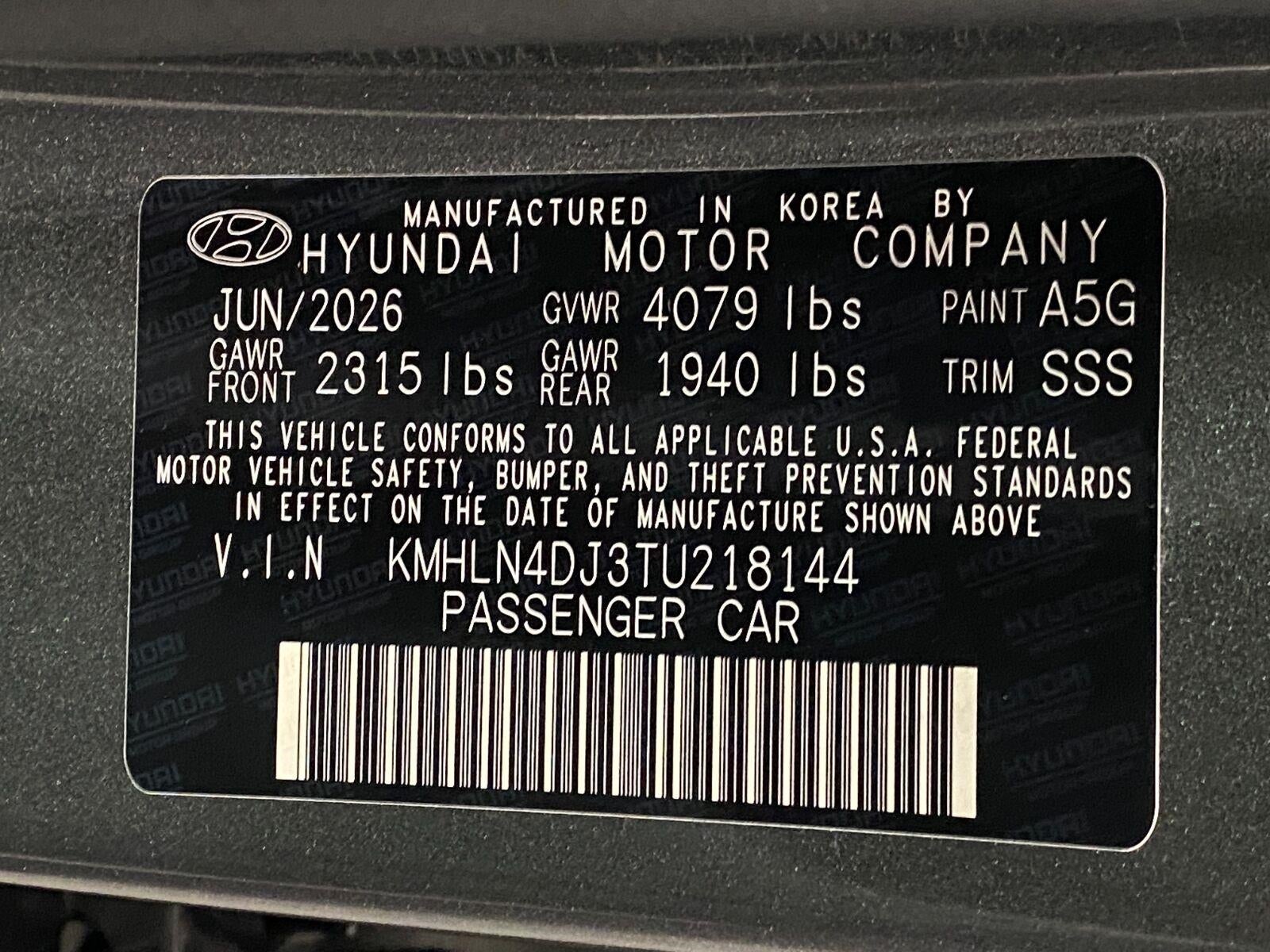 2026 Hyundai ELANTRA HYBRID Limited