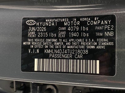 2026 Hyundai ELANTRA HYBRID Limited