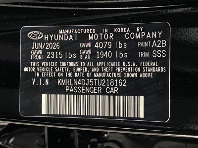 2026 Hyundai ELANTRA HYBRID Limited