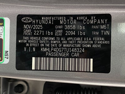 2026 Hyundai ELANTRA Limited