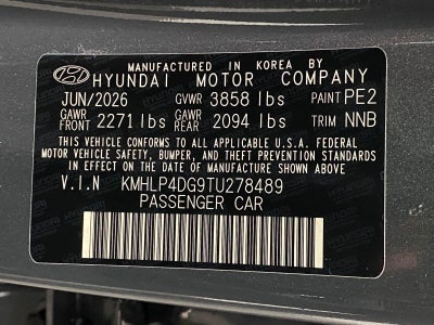 2026 Hyundai ELANTRA Limited