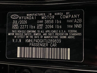 2026 Hyundai ELANTRA Limited