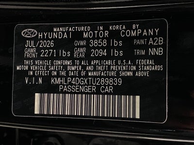 2026 Hyundai ELANTRA Limited