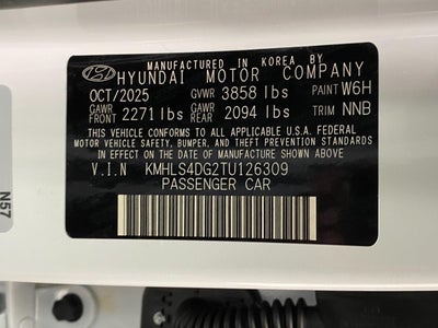 2026 Hyundai ELANTRA SEL Sport Premium