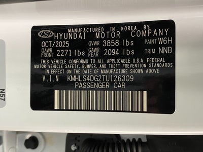 2026 Hyundai ELANTRA SEL Sport Premium