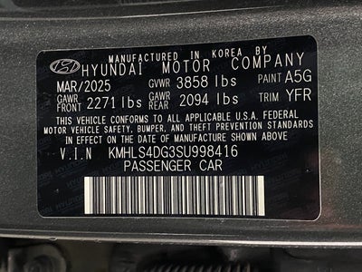 2025 Hyundai ELANTRA SEL Convenience IVT