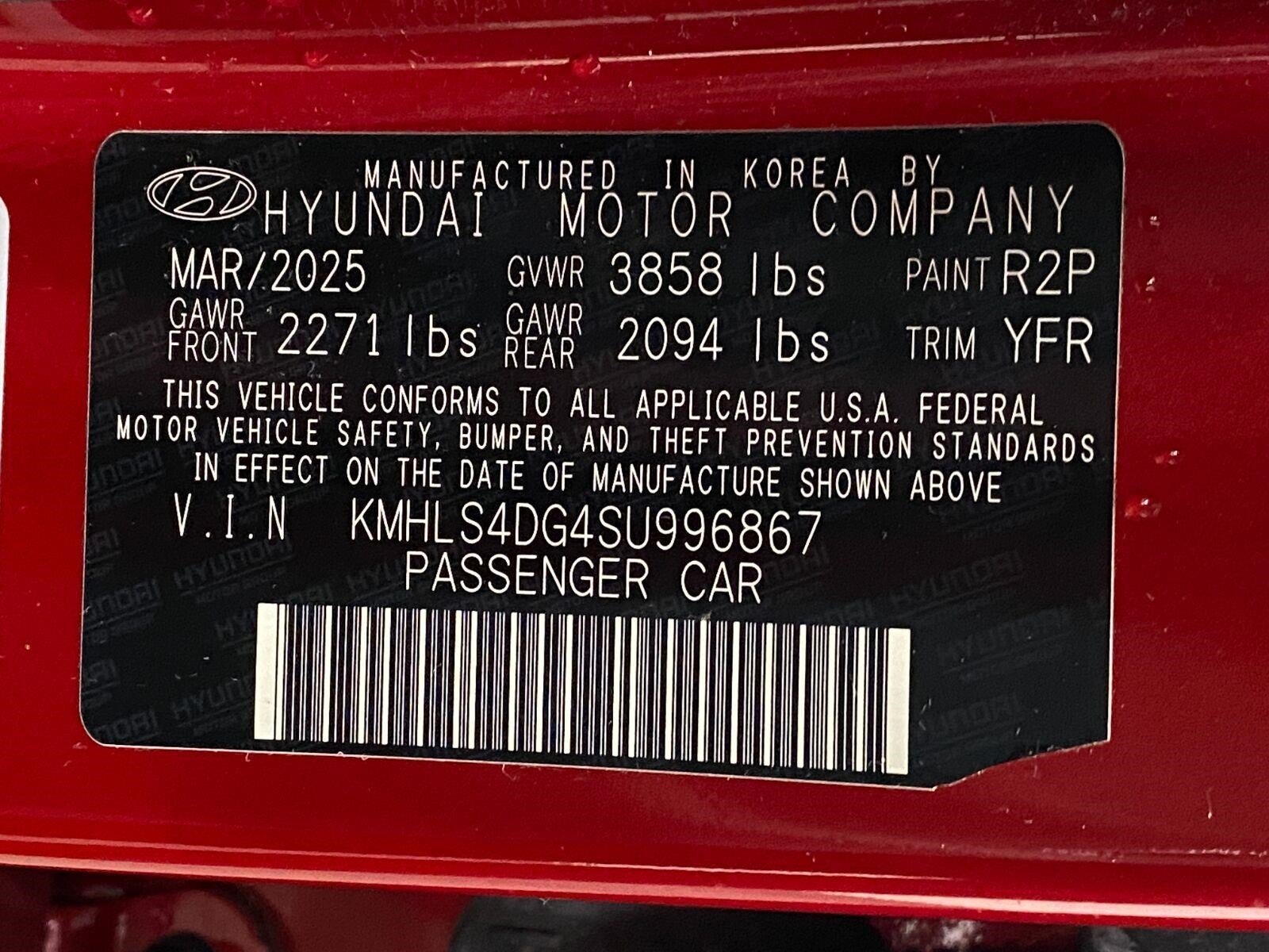 2025 Hyundai ELANTRA SEL Convenience IVT