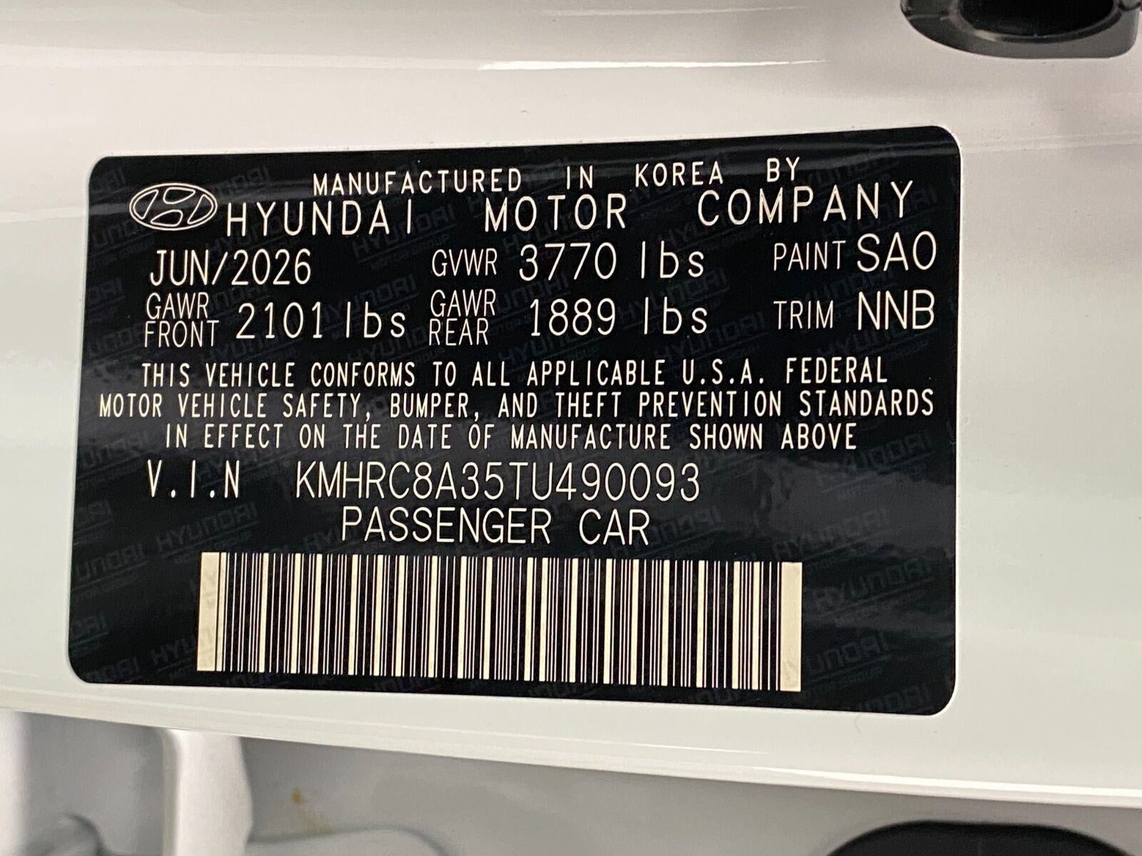 2026 Hyundai VENUE SEL W/Two-Tone Roof
