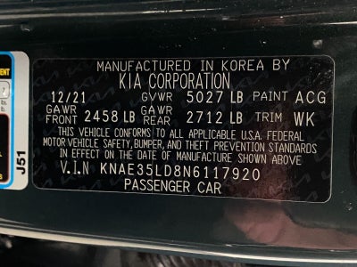 2022 Kia Stinger GT-Line AWD